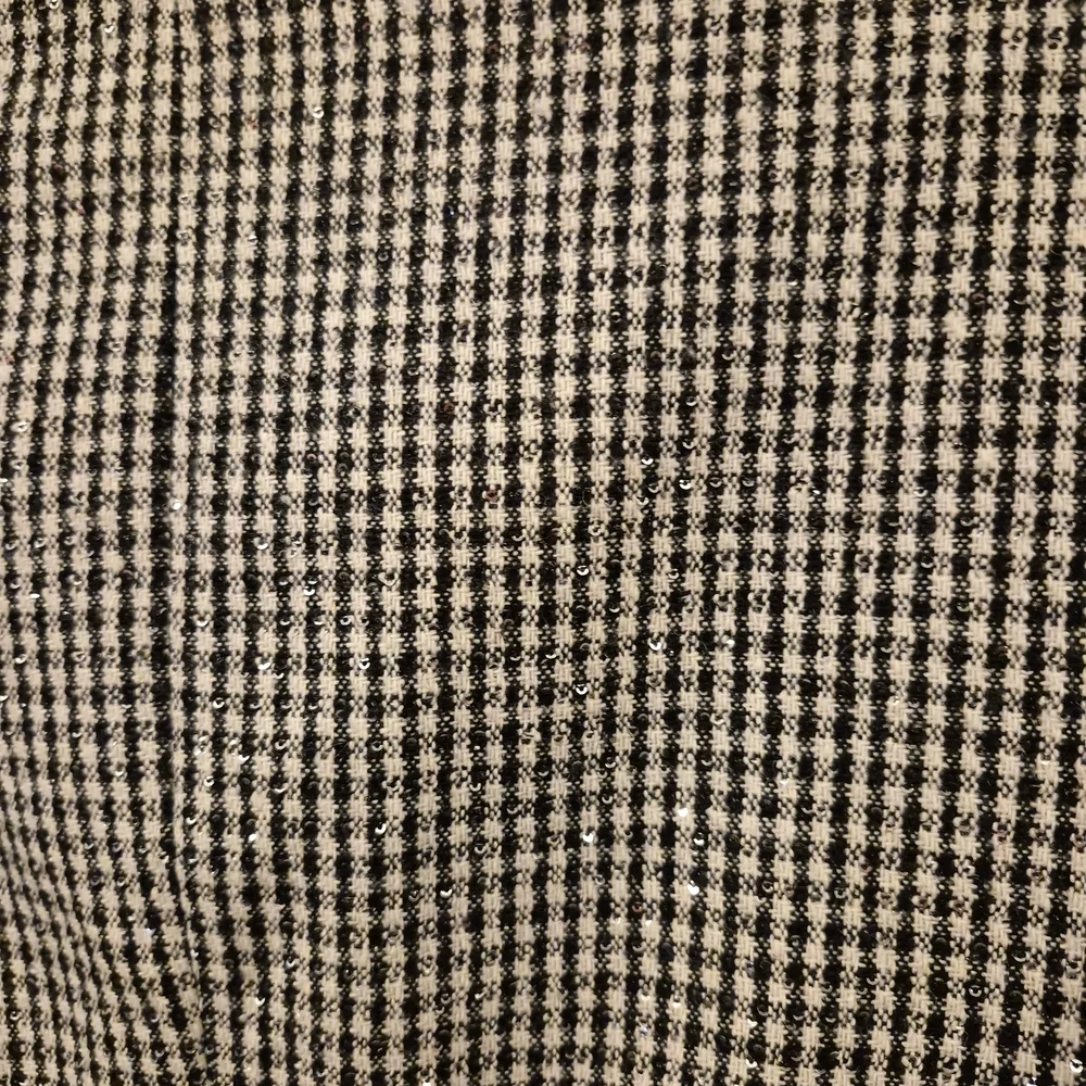 Anne Klein Black and White Houndstooth Jacket with Sequins - Picture 7 of 7